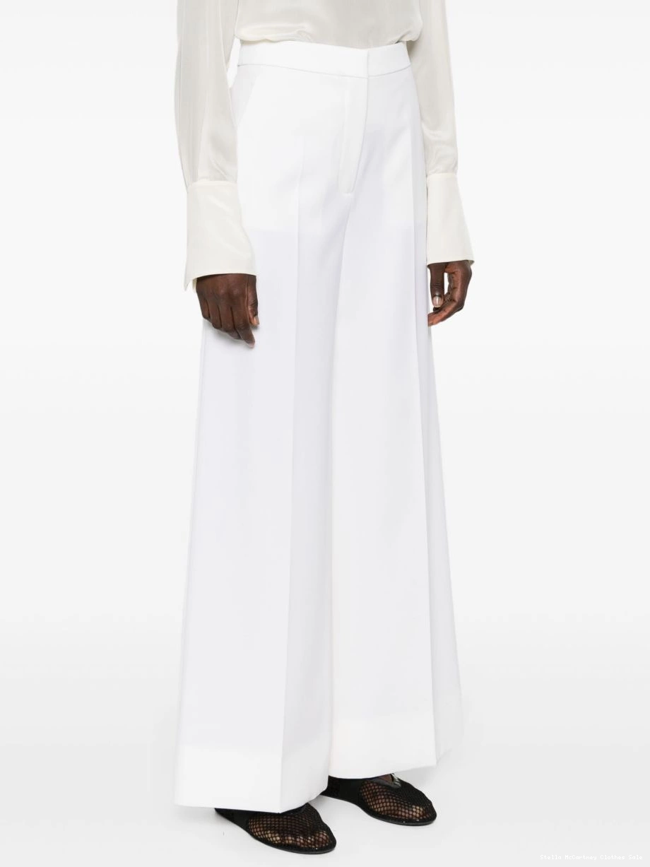 Cheap Women McCartney wide-leg trousers high-rise Stella 0803